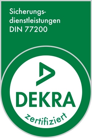 DEKRA Sicherungsleistungen DIN 77200 zertifiziert